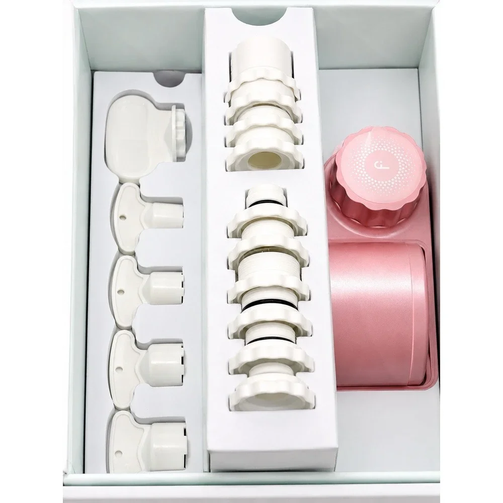Filterbaby Pink Faucet Water Filter System Open Box w/ 8 Replacement Filters